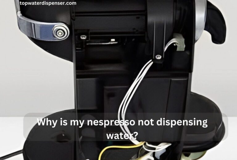 Why is my nespresso not dispensing water?