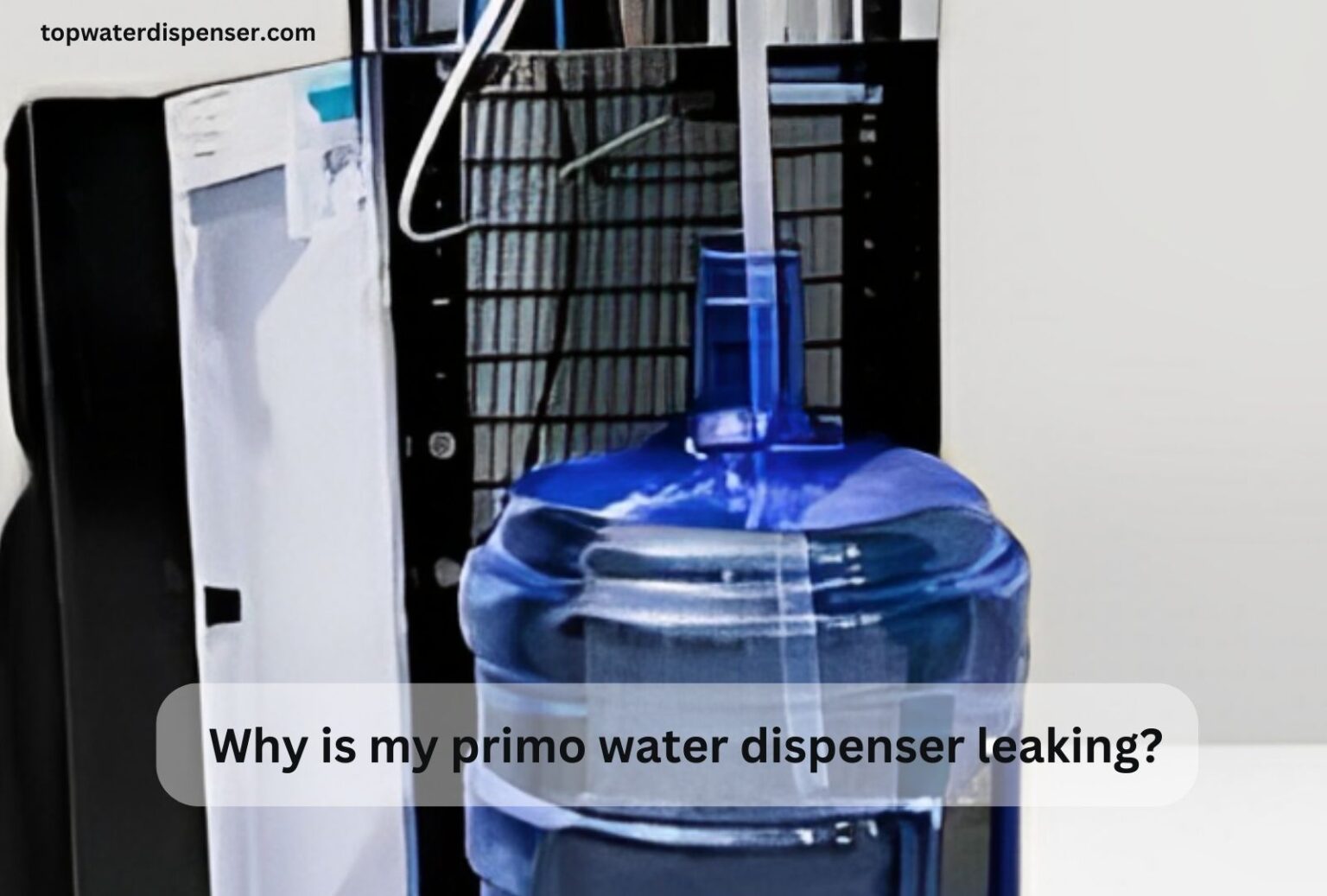 Why is my primo water dispenser leaking?