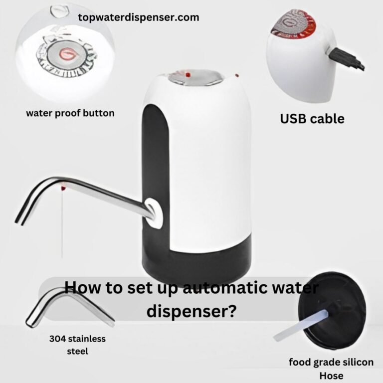 How to set up automatic water dispenser?