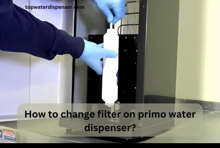 How to change filter on primo water dispenser?