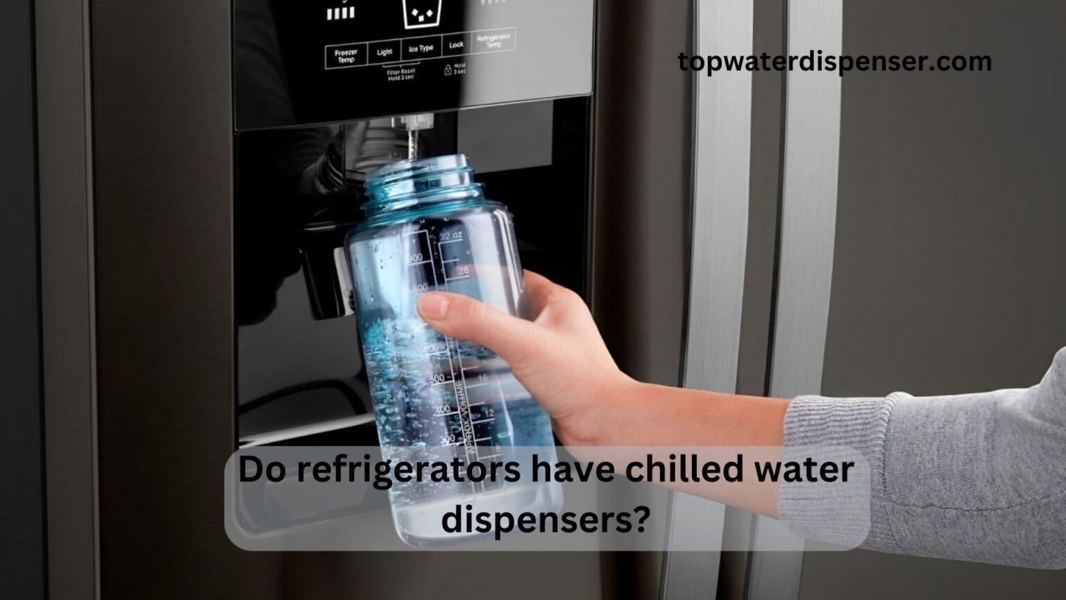 Do refrigerators have chilled water dispensers?