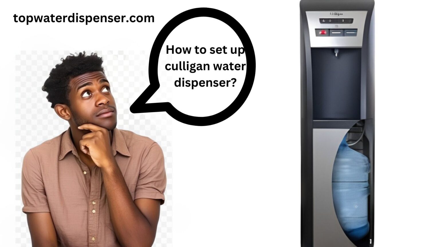 How to set up culligan water dispenser?