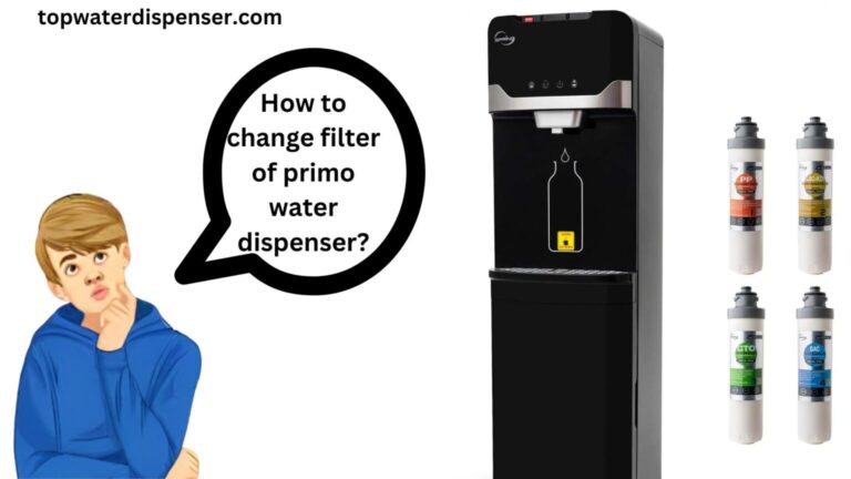 How to change filter of primo water dispenser?
