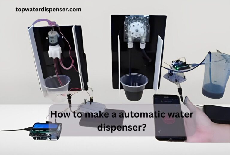 How to make a automatic water dispenser?