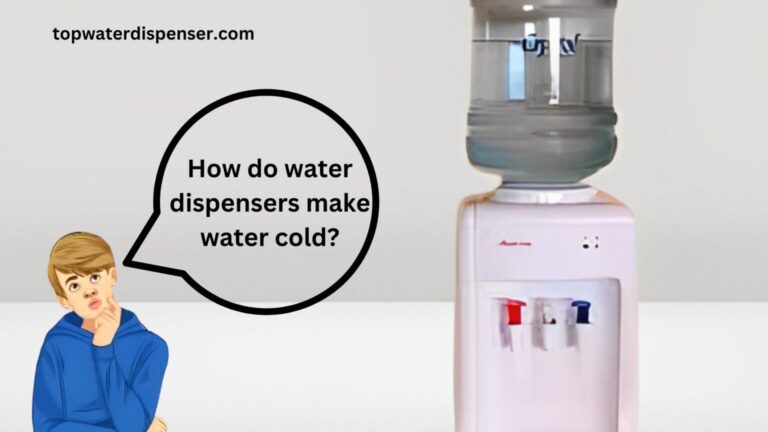 How do water dispensers make water cold?