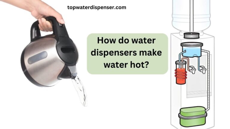 How do water dispensers make water hot?