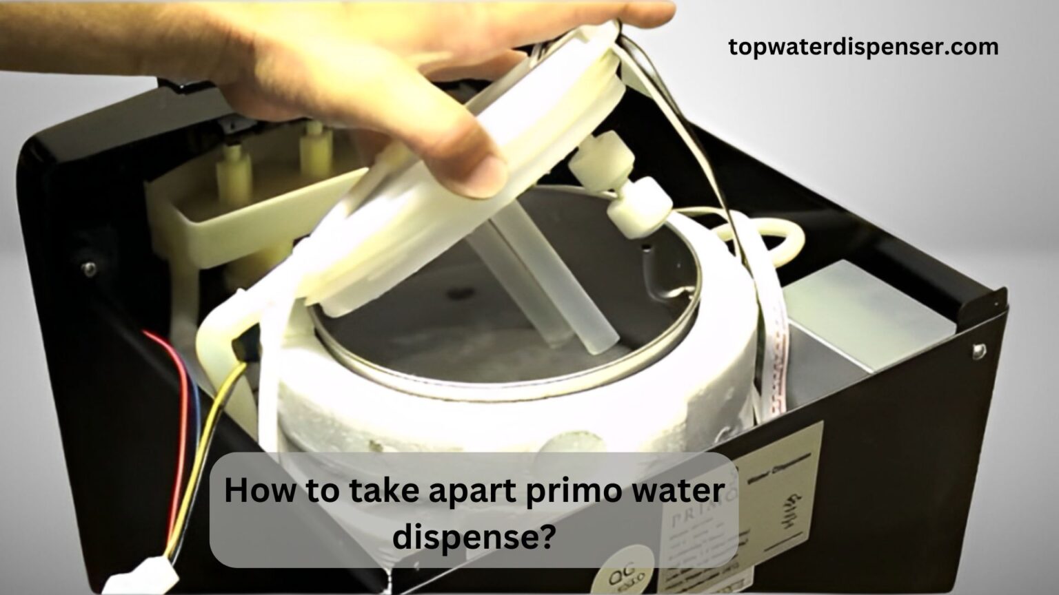 How to take apart primo water dispense?