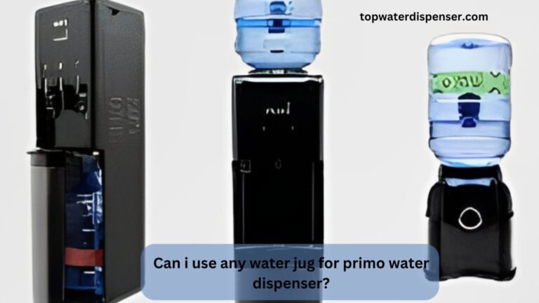 Can i use any water jug for primo water dispenser?