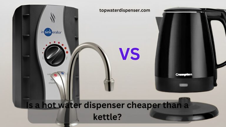 Is a hot water dispenser cheaper than a kettle?