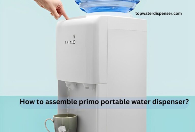 How to assemble primo portable water dispenser?