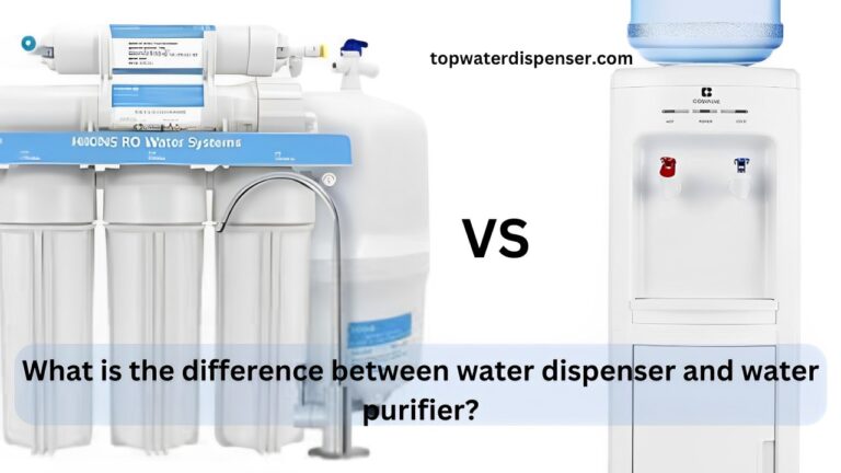 What is the difference between water dispenser and water purifier?