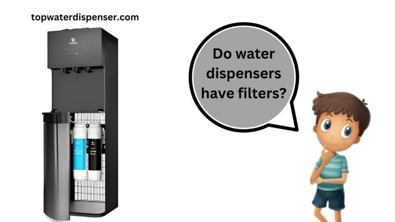 Do water dispensers have filters?